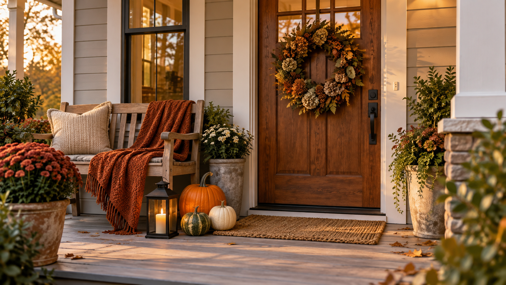 Fall Porch Decor Ideas (Without Buying a Ton of New Stuff)