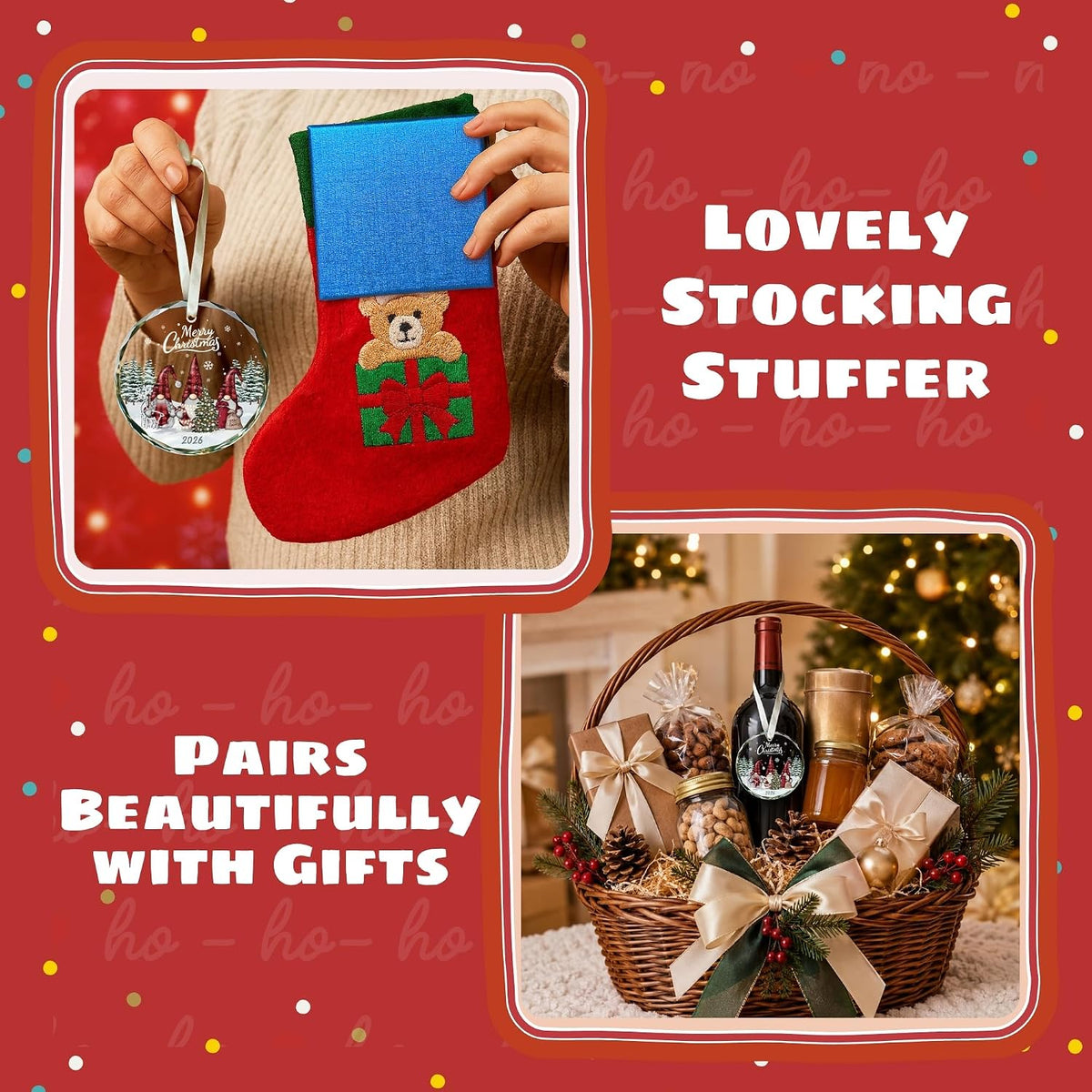Keepsake Christmas Gnome Ornaments – Choose Your Design