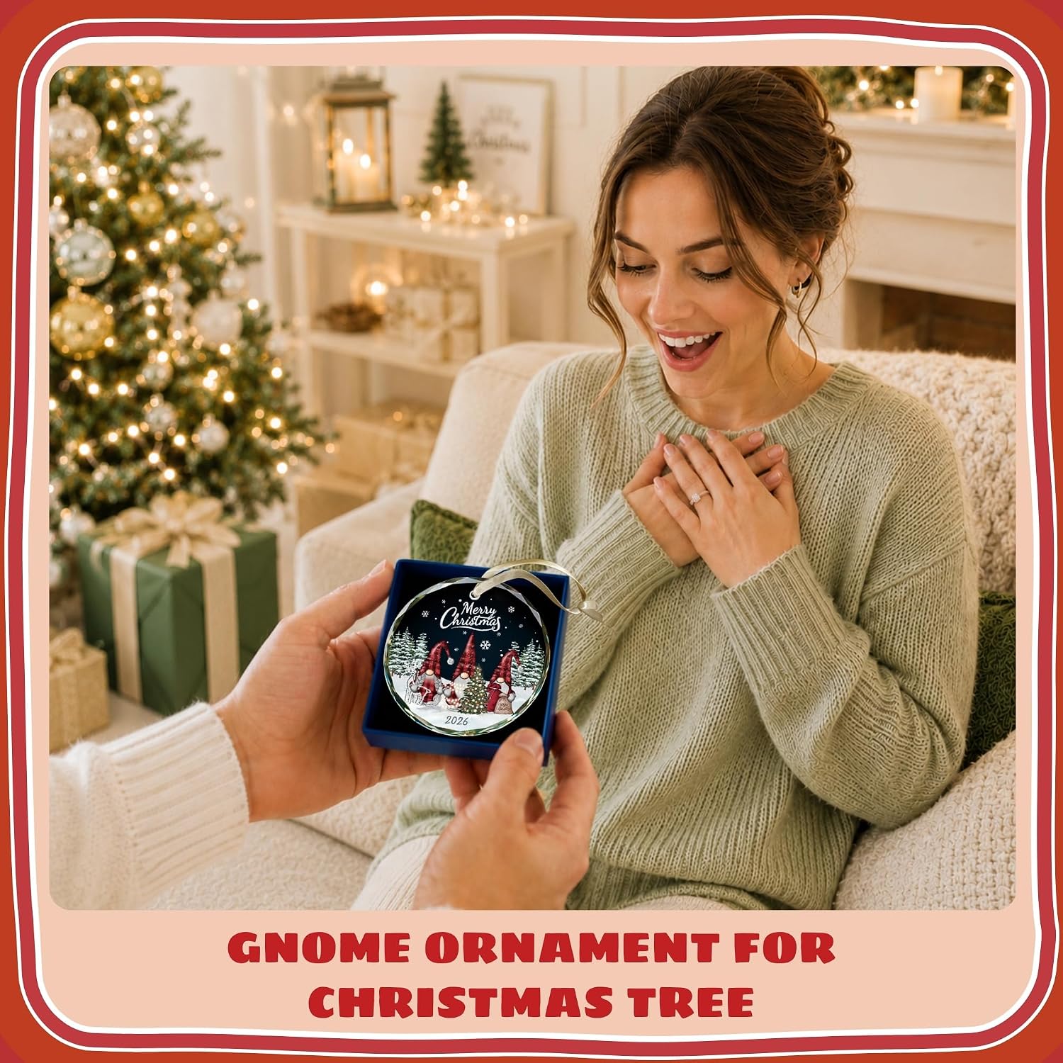 Keepsake Christmas Gnome Ornaments – Choose Your Design